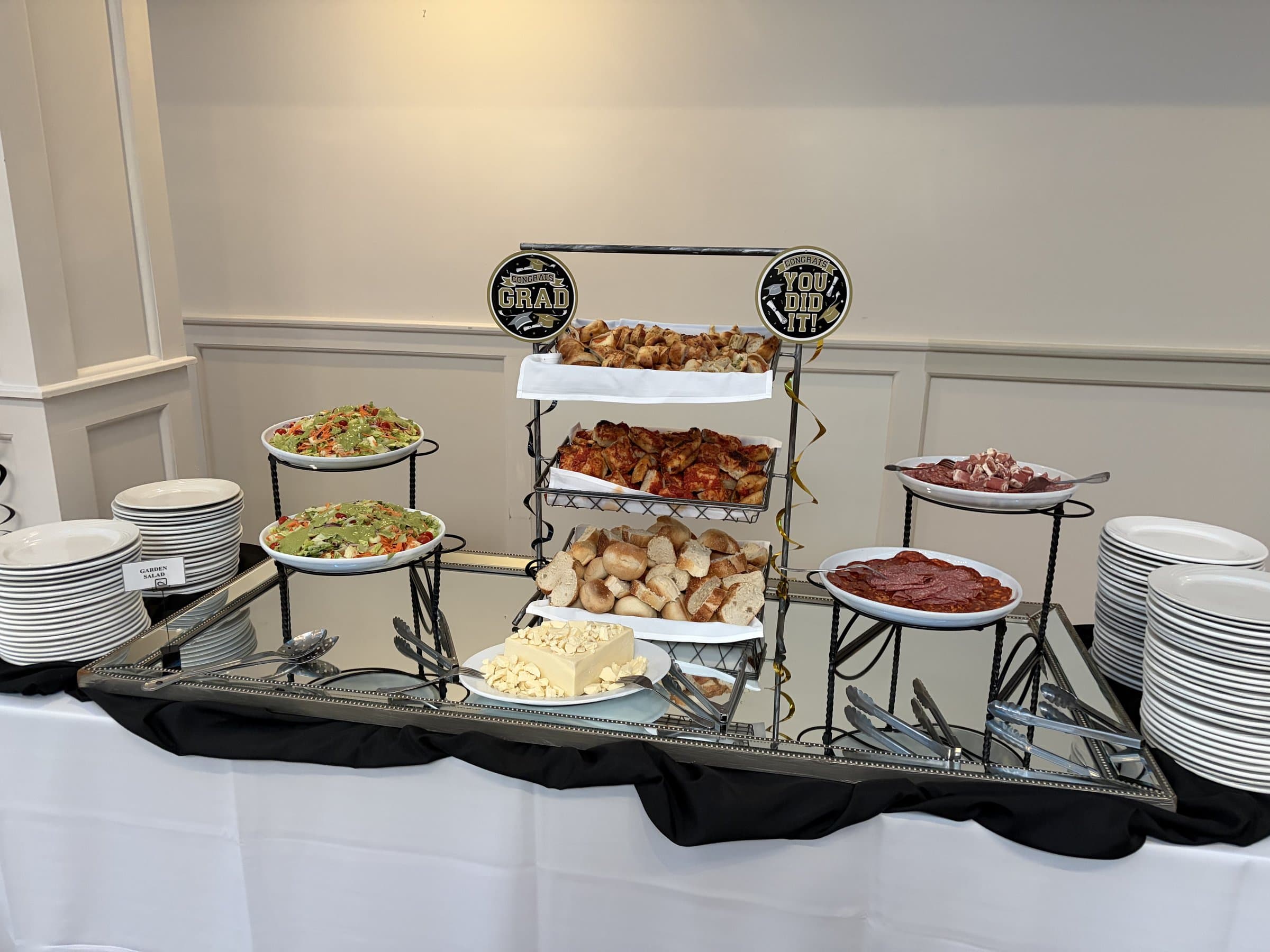 Artisanal Antipasti Display - Cheese & Salad Selection
